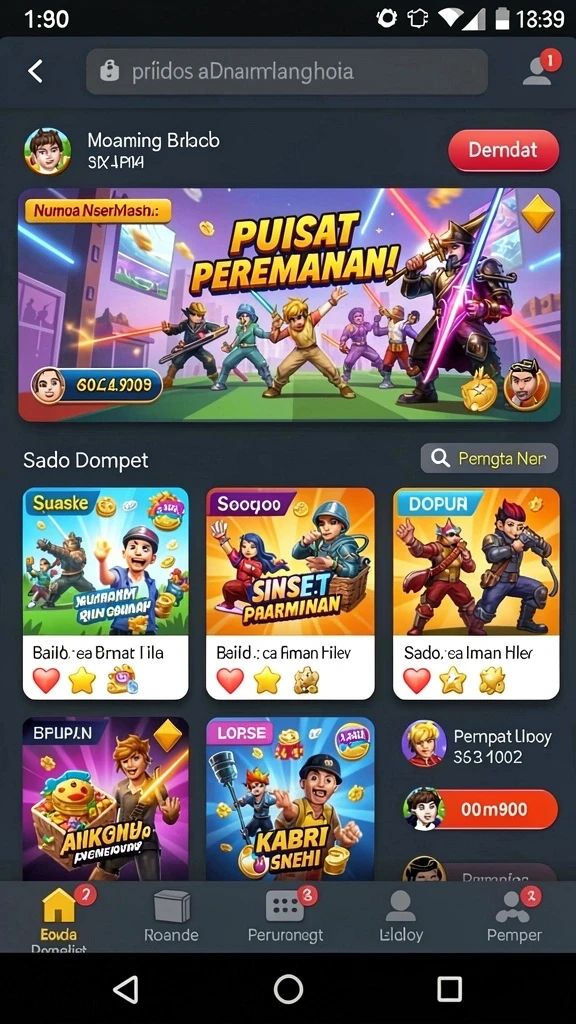 andara88 - Screenshot hadiah dan poin yang dapat ditukarkan.