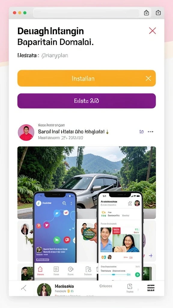 eos77 - Fitur sosial untuk interaksi antar pemain.