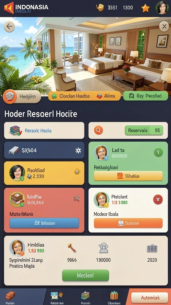 idn89 - Screenshot 3: Menu permainan yang variatif dan mudah diakses.