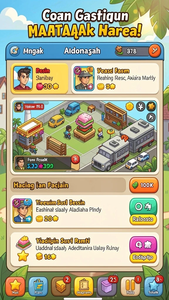 luxury333 - Karakter-karakter unik yang bisa dipilih oleh pemain.