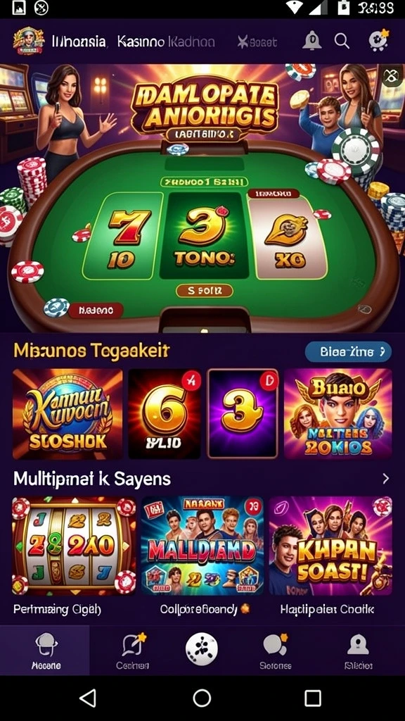quarkplay - Tangkapan layar dari antarmuka utama QUARKPLAY.