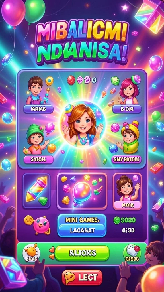 sand77 - Screenshot 1 menunjukkan karakter utama dalam aksi menjelajahi dunia SAND77.