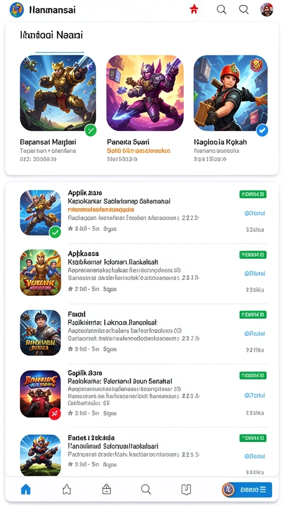 sand77 - Screenshot 2 menampilkan misi yang penuh tantangan di dalam permainan.